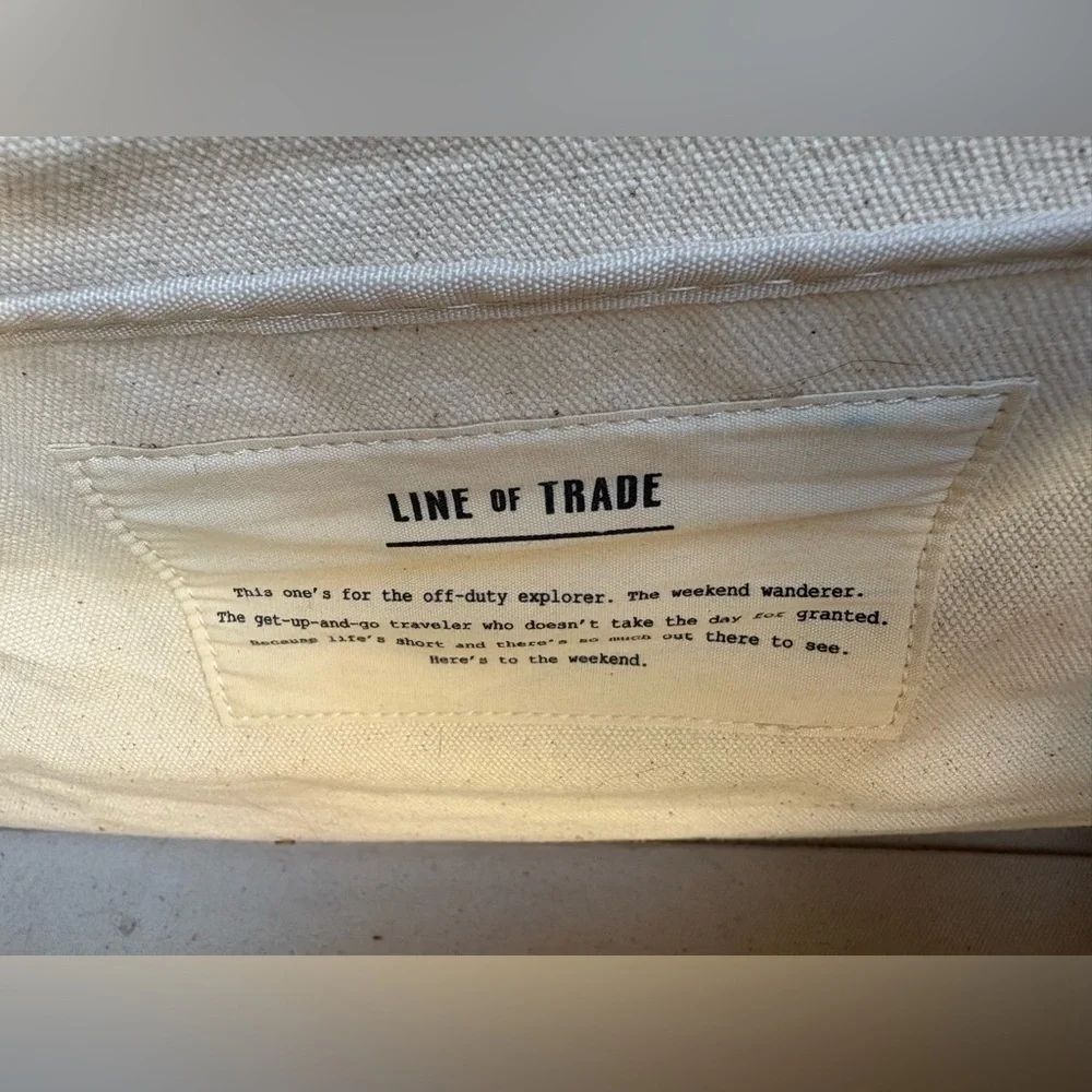 Line of Trade Weekender Bag - Off-White/Brown - Picture 8 of 13